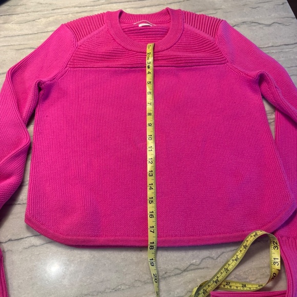 Isabel Marant Etoile Pink Cotton/Wool sweater with extra long sleeves - Picture 6 of 8